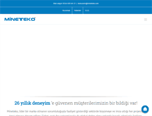 Tablet Screenshot of mineteko.com